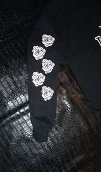 Image 4 of CROSSES & ROSES "BLACK" DIFFERENT⚖️ SWEATSHIRT 