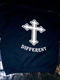 Image 3 of CROSSES & ROSES "NAVY BLUE" DIFFERENT⚖️ SWEATSHIRT 