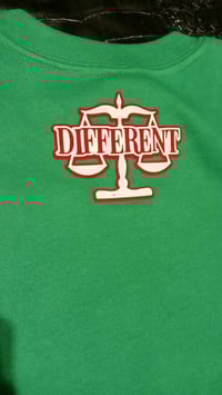 Image 3 of GREEN "DIFFERENT" ⚖️ SWEATSHIRT