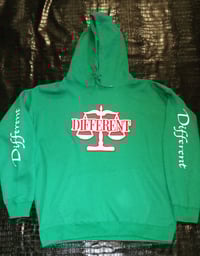 Image 2 of GREEN "DIFFERENT" ⚖️ HOODIE
