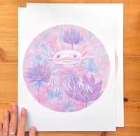 'Axolotl Dreams' 11 x 14" Limited Print