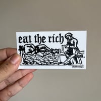 Image 1 of Eat The Rich Sticker