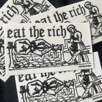 Image 2 of Eat The Rich Sticker