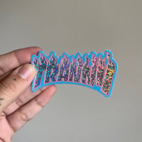 Image 1 of Tr*nny/Thrasher Glitter Sticker