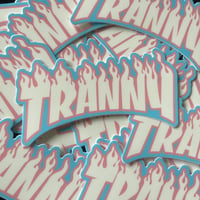 Image 2 of Tr*nny/Thrasher Sticker