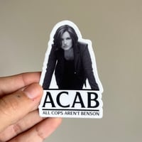 Image 1 of ACAB - All Cops Aren't Benson Sticker