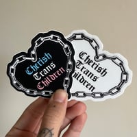 Image 1 of Cherish Trans Children Sticker