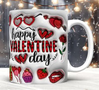 Image 4 of 3D Inflated Fully Wrap 15oz Valentine’s Day Mug