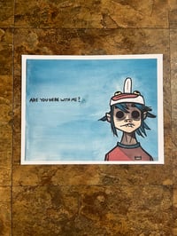 ‘Are you here with me’ print 