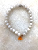 Image 2 of Mini Agate Tassel + Cross Bracelet