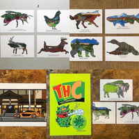 Wildlife Silhouette Postcards 