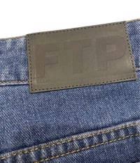 Image of FTP Bullethole Arch Logo Denim Pants