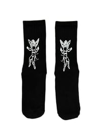 ANGEL SOCKS BLACK