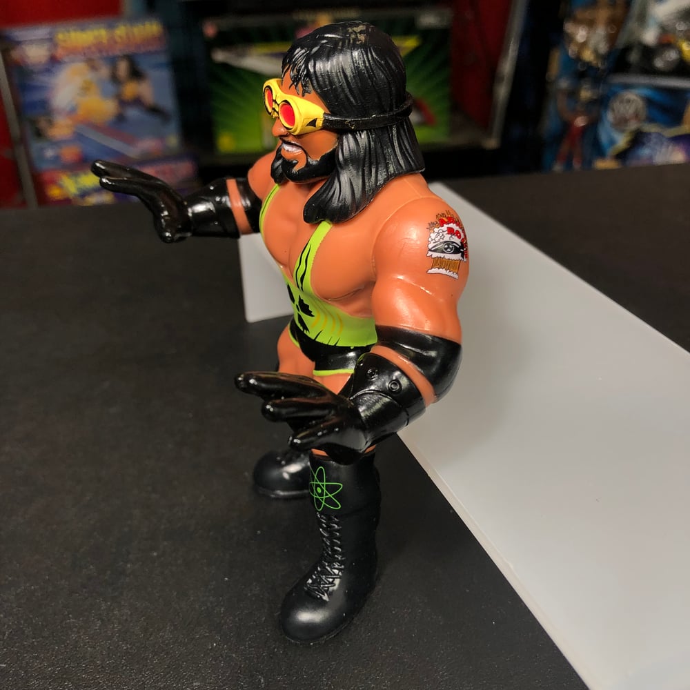 **NO PACKAGING** --BRYAN CLARK  wrestling megastars series 2 figure by chella toys