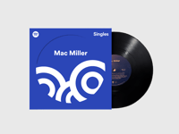 Image of Mac Miller - Spotify Singles - Double Sided Black 7"