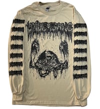 Undergang " Putrid Head " Longsleeve Sand T shirt with Sleeve prints