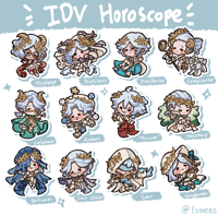 Image 1 of IDV Horoscope Keychains [Clearance Sale]