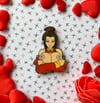 Sexy Fire Girl Pin