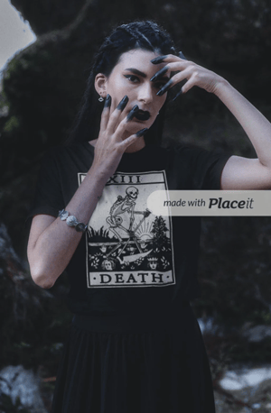 Image of Death Tarot Card T-Shirt