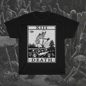 Image of Death Tarot Card T-Shirt