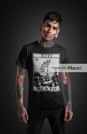 Image of Death Tarot Card T-Shirt