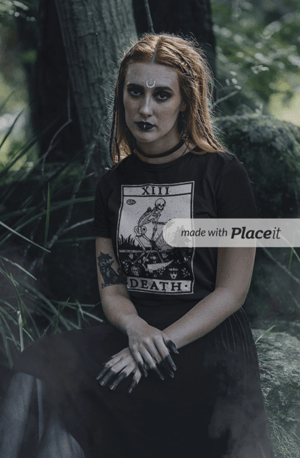 Image of Death Tarot Card T-Shirt