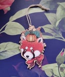 Image 2 of Red panda keychain/hanging decoration