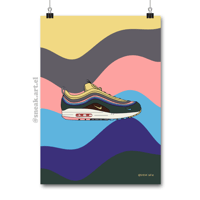 Sneaker Poster Air Max 1/97 x Sean Wotherspoon (version 2)