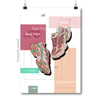 Sneaker Poster New Balance 9060 x Joe Freshgoods “Penny Cookie Pink”