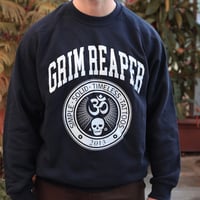 Image 2 of Grim Reaper navy  OM sweatshirt  280gr
