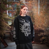 Image 2 of Black Skull sweatshirt 500gr