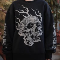 Image 3 of Black Skull sweatshirt 500gr