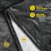 MSL Electric Heated Blanket with Flannel & Sherpa – Ultra Soft, Fast Heating, Winter Comfort