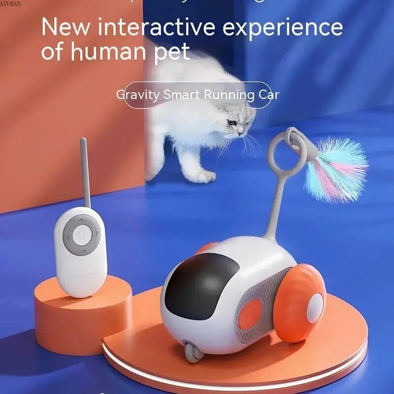TurboChase™ Wireless Gravity Sports Car Remote Control Electric Cat Toy