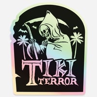 Image 2 of Tiki Terror Holographic Sticker