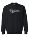 Image of Crewneck Sweatshirt - Tail - Black