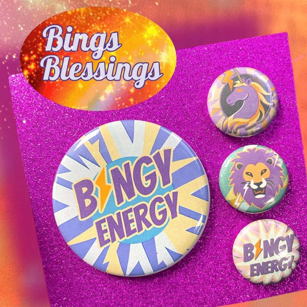 Image of "Bingy Energy" Button Set