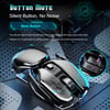 MSL PX2 Metal Rechargeable Wireless Mute 1600DPI Mouse 6 Buttons for PC Laptop Gaming