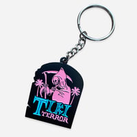 Image 2 of Tiki Terror Tombstone Key Chain