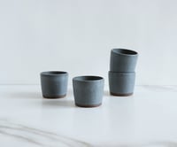 Image 2 of Espresso cup, glazed in Slate