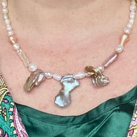 Unique Random Chunky Baroque Pearl Necklace
