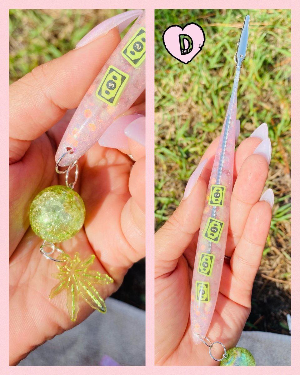 Strawberry Money Roach Clips | Dash of Tabby