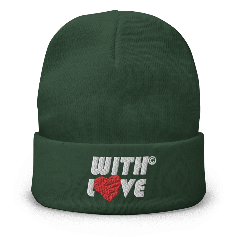 Image of WITH LOVE COPYRIGHTS BEANIE
