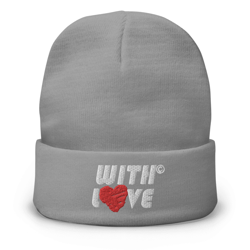 Image of WITH LOVE COPYRIGHTS BEANIE