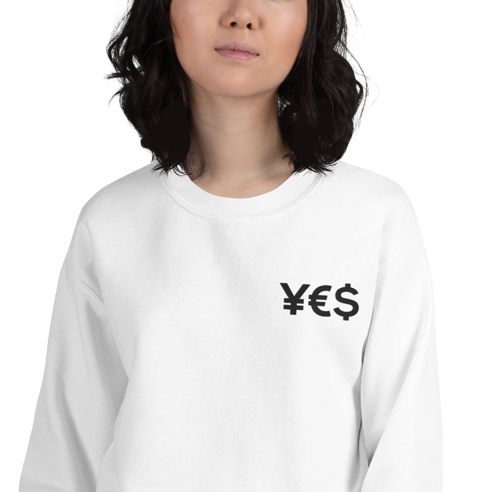 Image of ¥€$ - Embroidered Crewneck