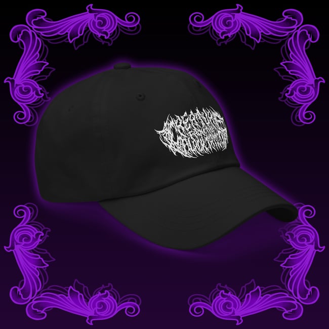 Black Metal Logo Dad Hat 