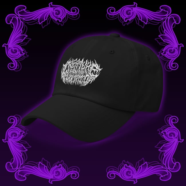 Black Metal Logo Dad Hat 