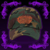 Camo Black Metal Logo Dad Hat