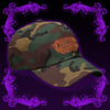 Camo Black Metal Logo Dad Hat