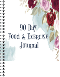 Image 4 of 90 day Food and Exercise Journal 